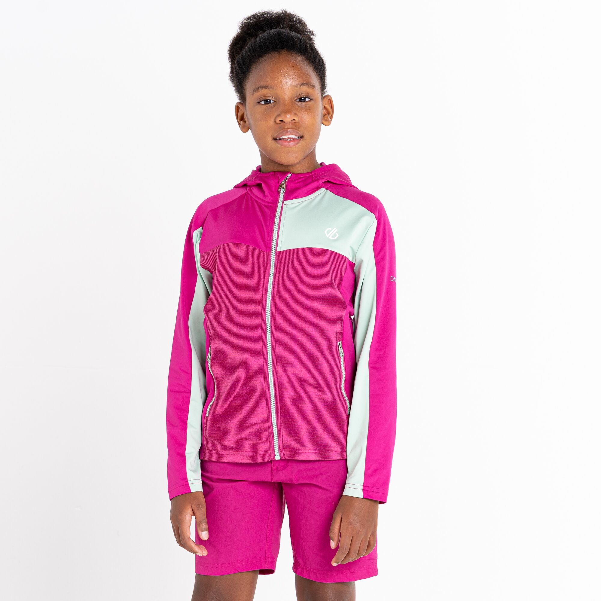 Dare 2b - Dziecięca Bluza z Kapturem Thriving Bordowy, Rozmiar: 158 cm