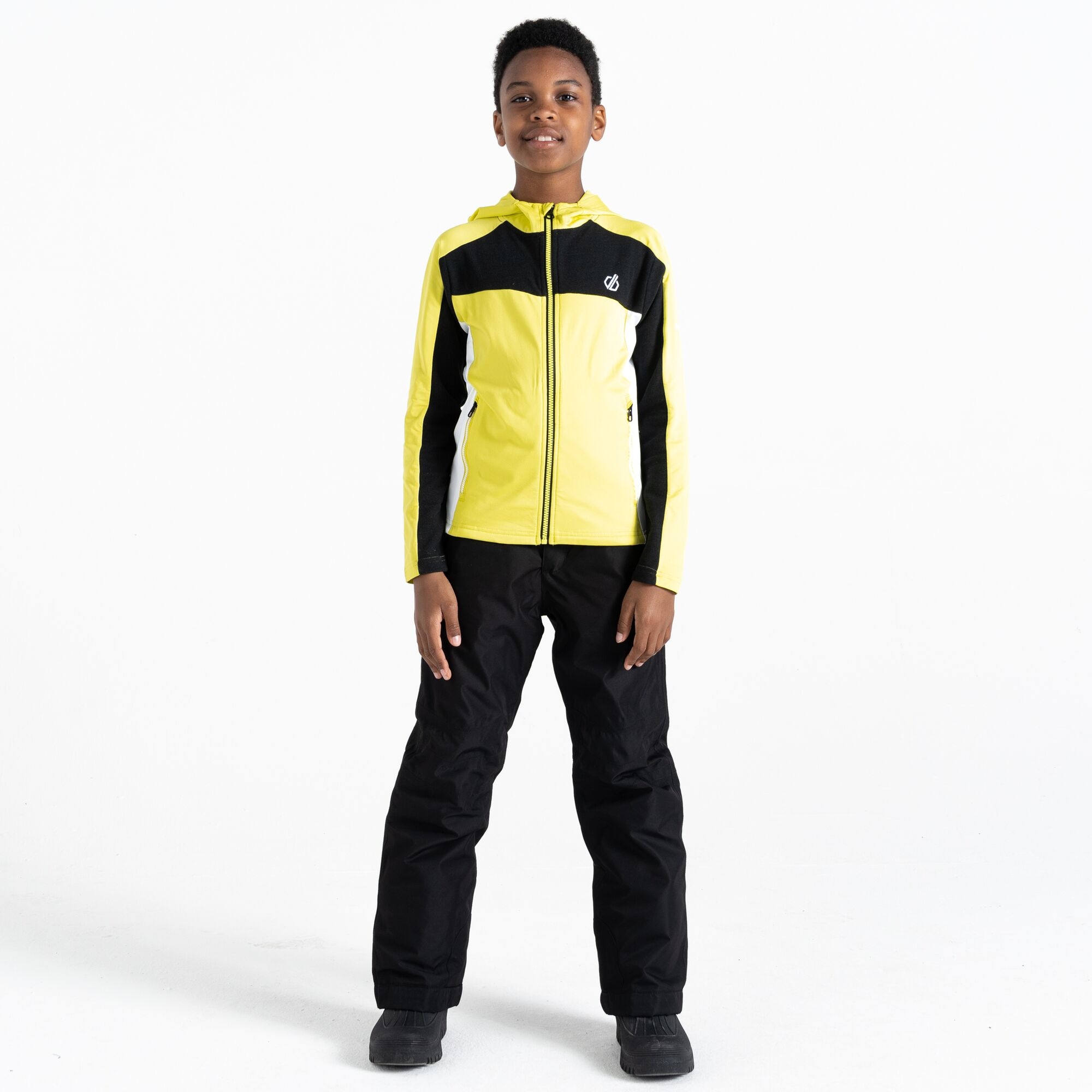 Dare 2b Bluza dziecięca z kapturem Thriving Żółto-czarny