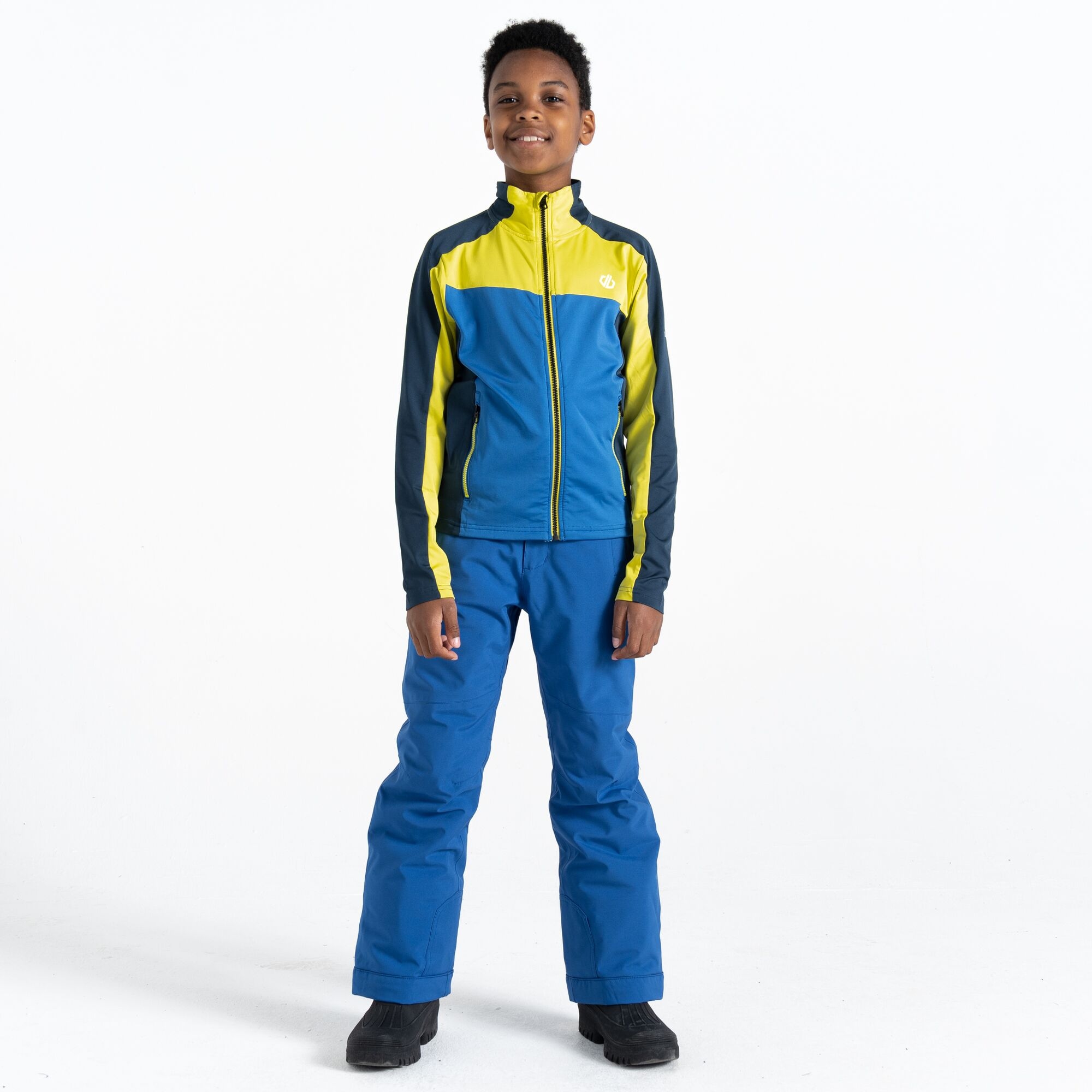 Dare 2b Dziecięca bluza z suwakiem Emergent Niebiesko-żółty