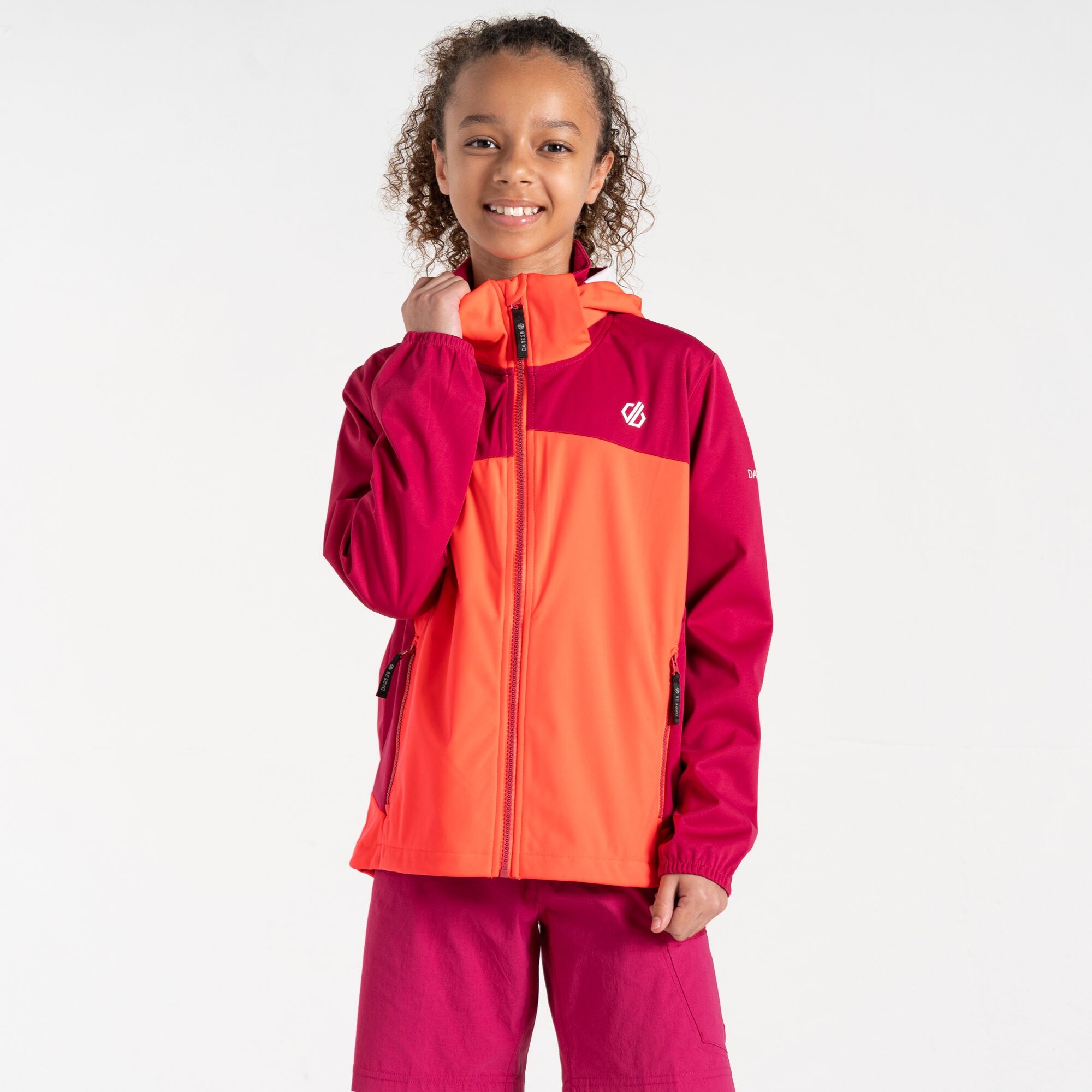 Dare 2b - Dziecięcy Softshell Cheer Różowy, Rozmiar: 152 cm