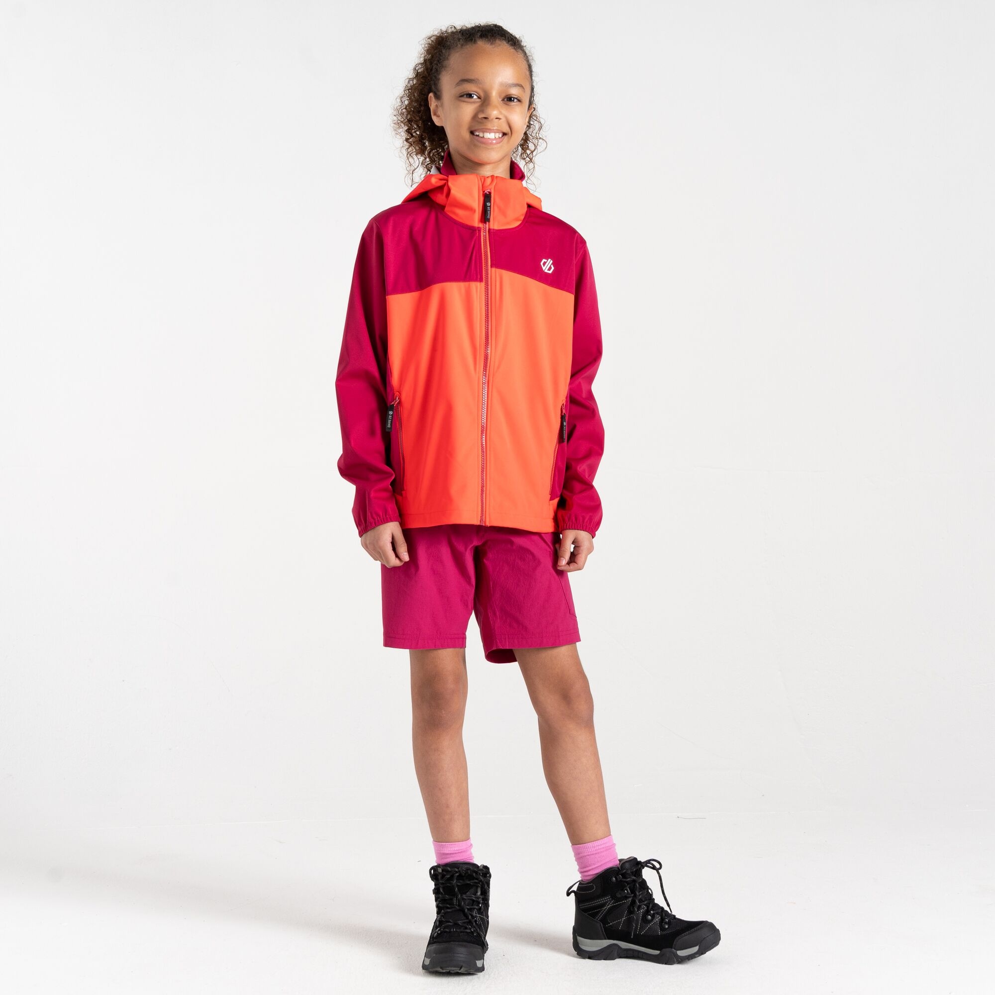 Dare 2b - Dziecięcy Softshell Cheer Różowy