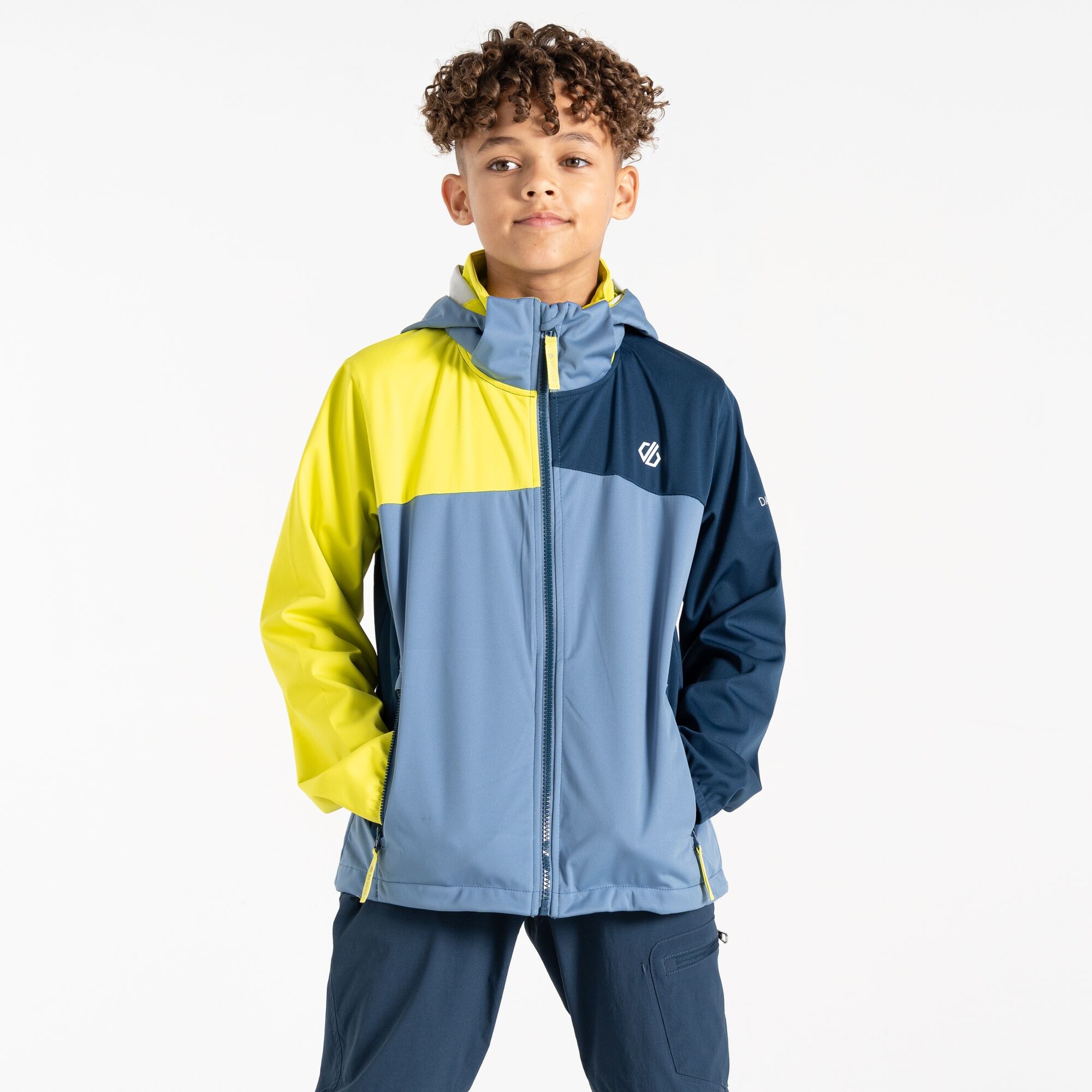 Dare 2b - Dziecięcy Softshell Cheer Niebieski, Rozmiar: 152 cm
