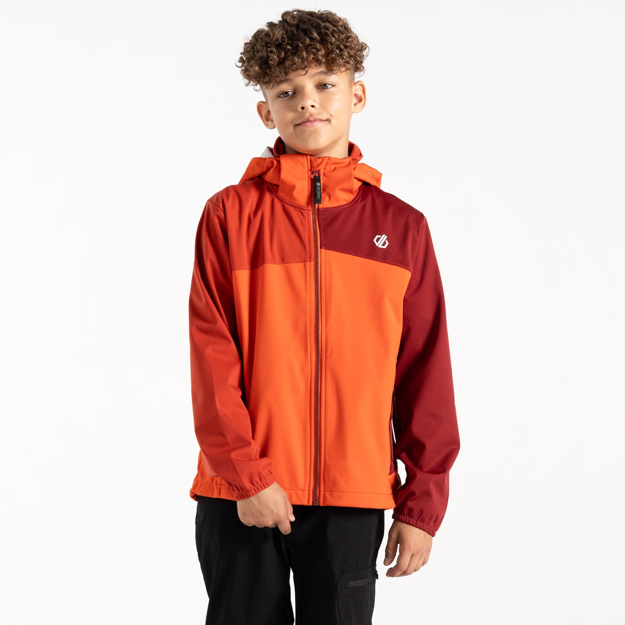Dare 2b - Dziecięcy Softshell Cheer Czerwony, Rozmiar: 176 cm