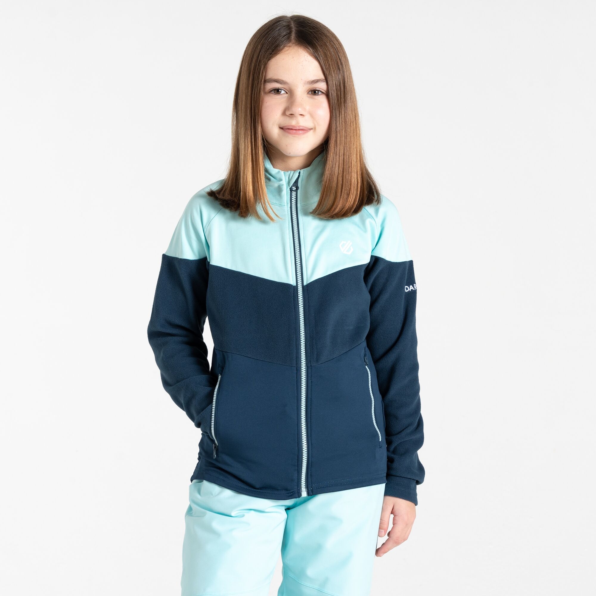 Dare 2b - Dziecięca Bluza Emergent III Core Stretch Niebieski, Rozmiar: 158 cm