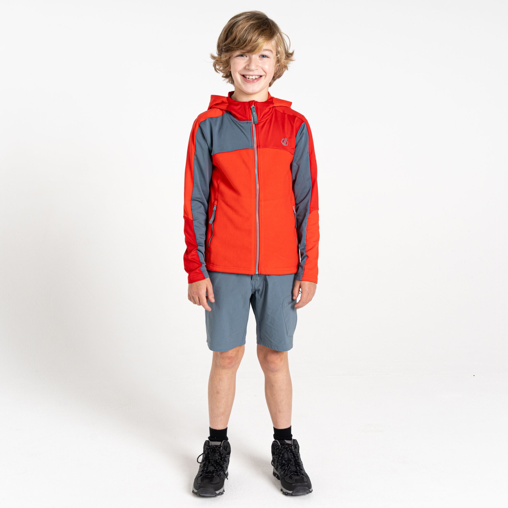 Dare 2b Dare 2b Bluza dziecięca z kapturem rozsuwana Thriving IV Czerwony