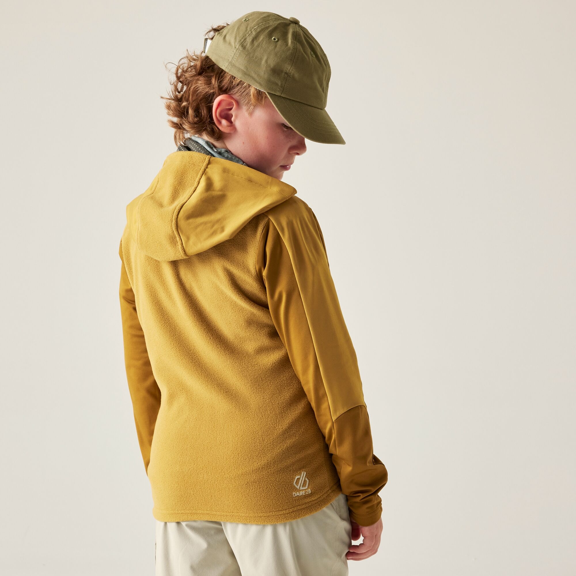 Dare 2b Bluza dziecięca z kapturem rozsuwana Thriving IV Brązowy