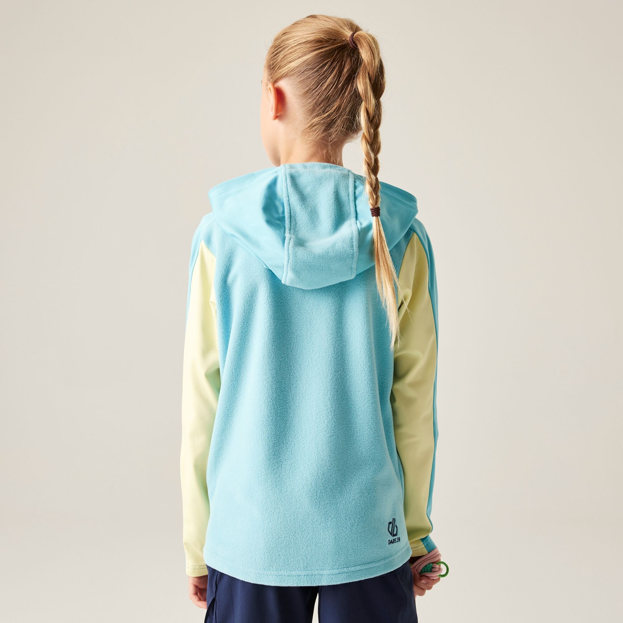 Dare 2b Bluza dziecięca z kapturem rozsuwana Thriving IV Niebieski