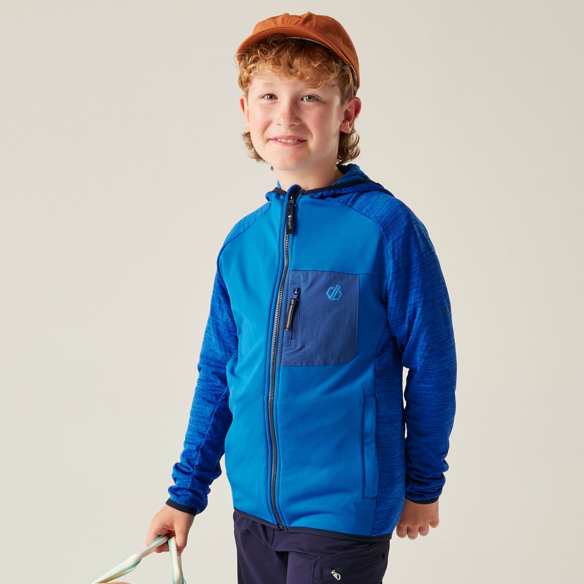 Dare 2B Kids’ Expedition Stretch Midlayer Size: 5-6 Years Unisex Kids Blue