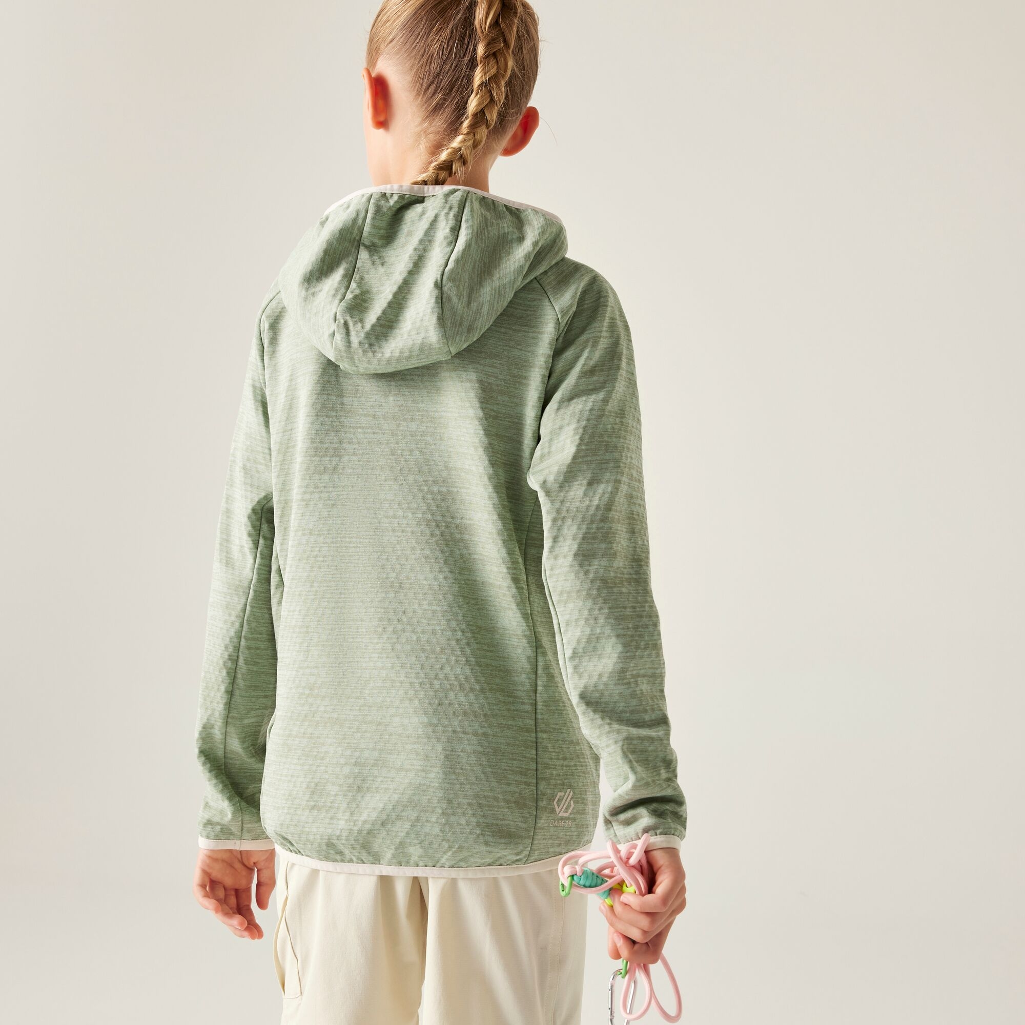 Dare 2b Bluza dziecięca z kapturem szybkoschnąca Expedition Zielony