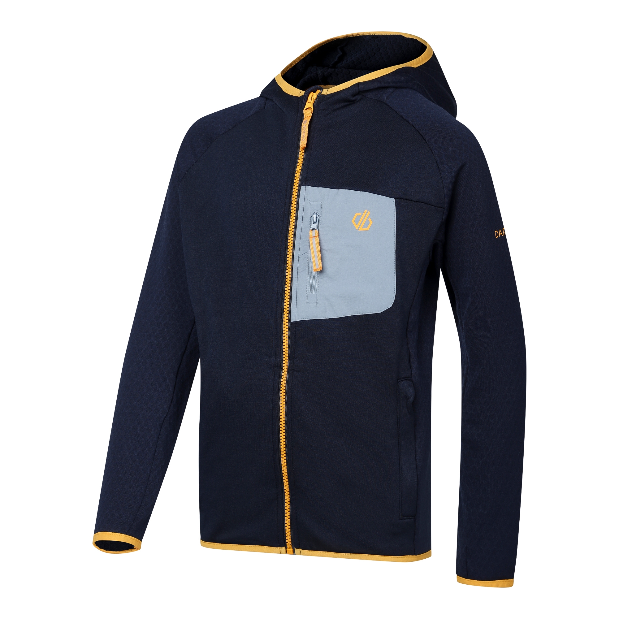 Dare 2b   Bluza dziecięca z kapturem szybkoschnąca Expedition Niebieski