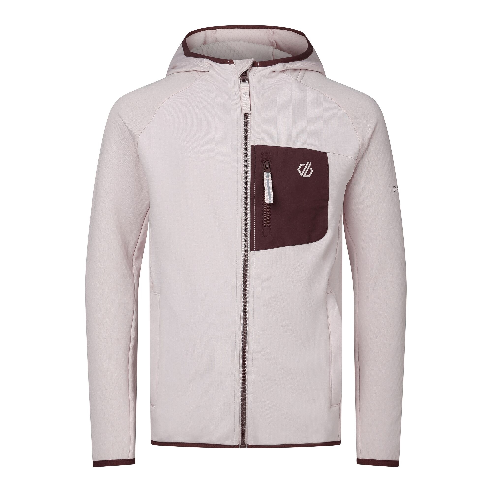 Dare 2b   Bluza dziecięca z kapturem szybkoschnąca Expedition Różowy