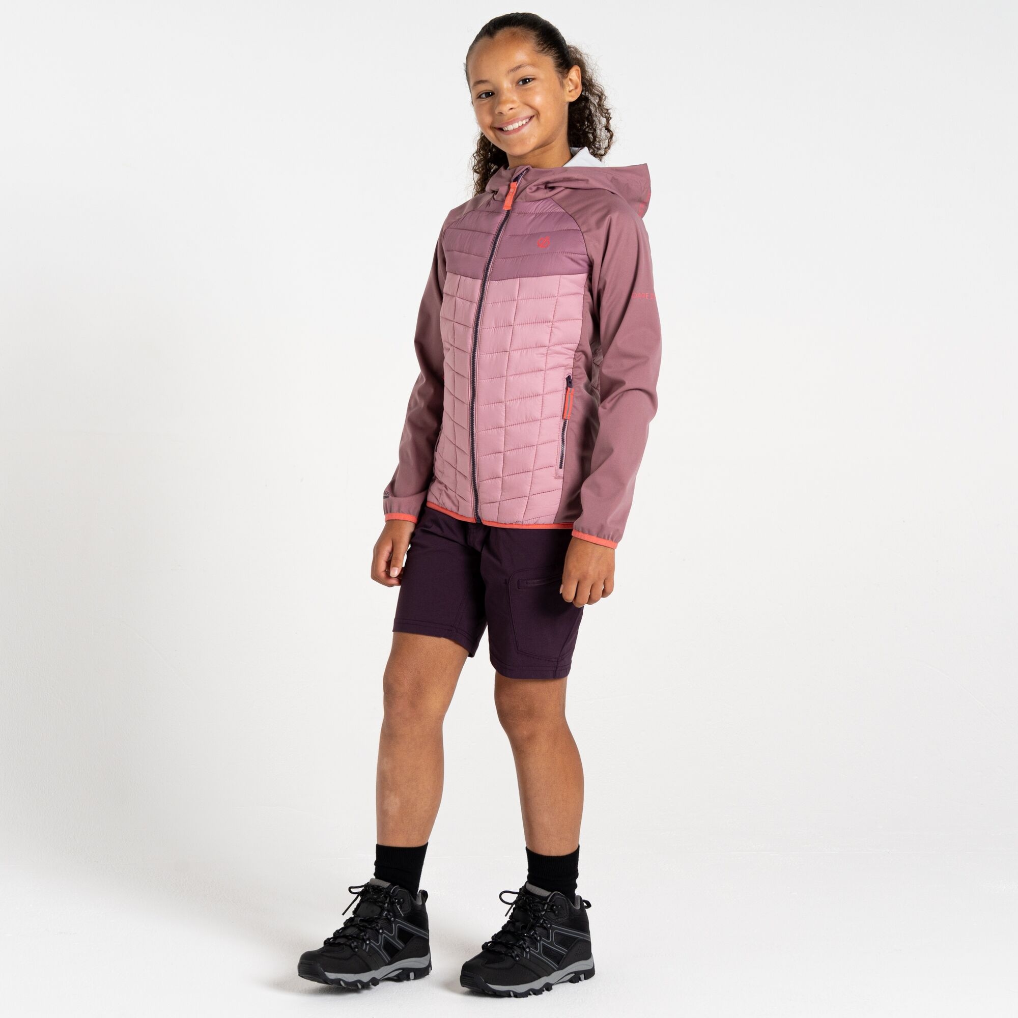 Dare 2b Dziecięca kurtka hybrydowa Explore II Różowy