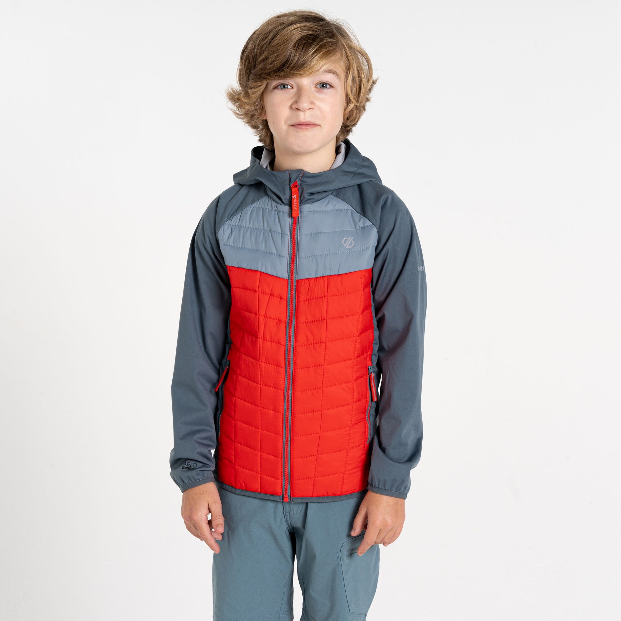 Dare 2b Dziecięca kurtka hybrydowa Explore II Szary