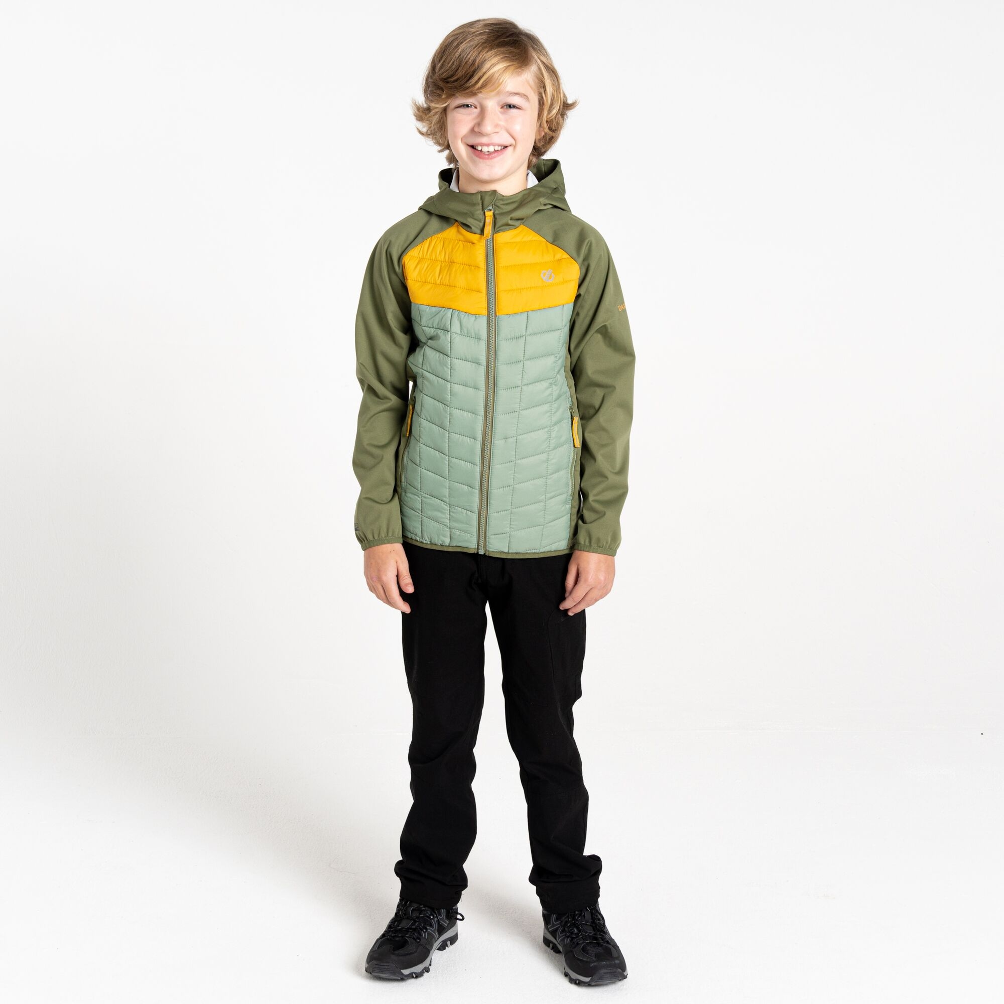 Dare 2b Dziecięca kurtka hybrydowa Explore II Zielony
