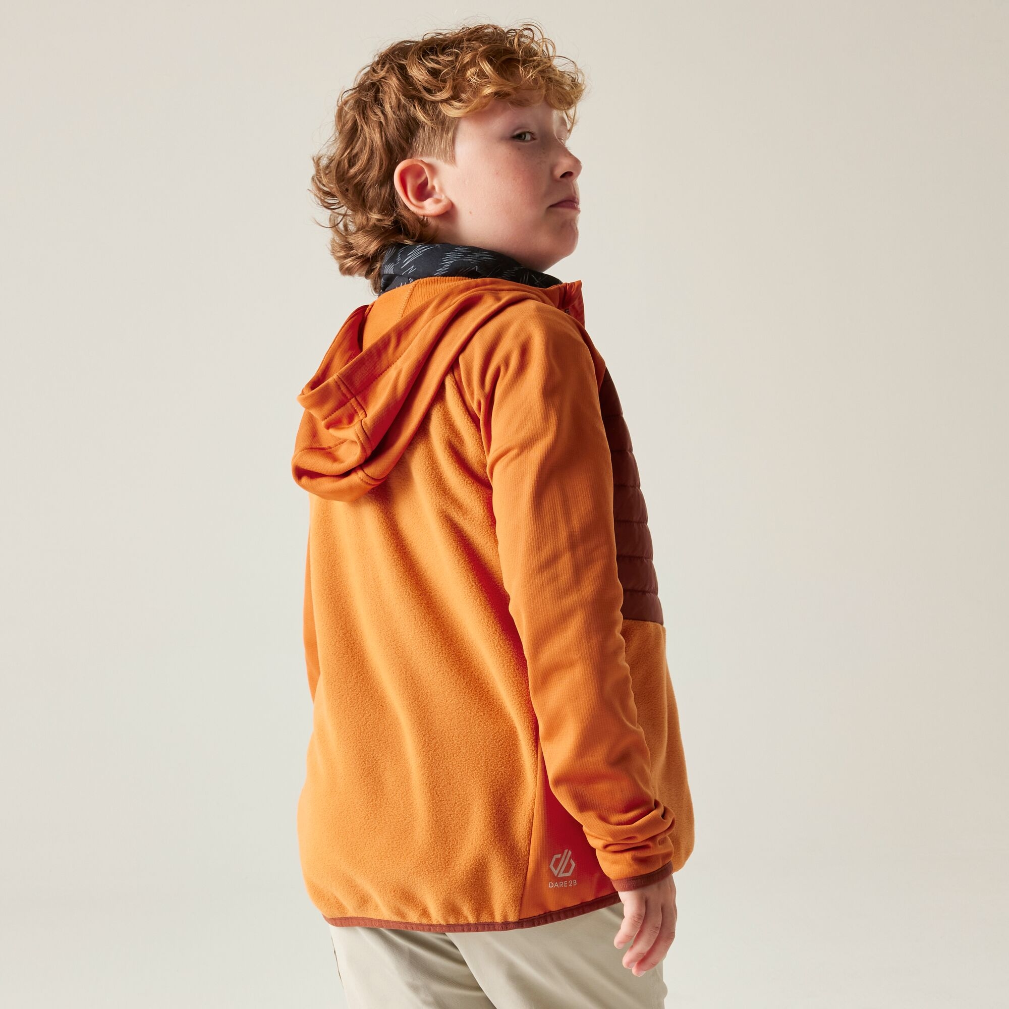 Dare 2b Kurtka hybrydowa dziecięca Switch Out Pomarańczowy