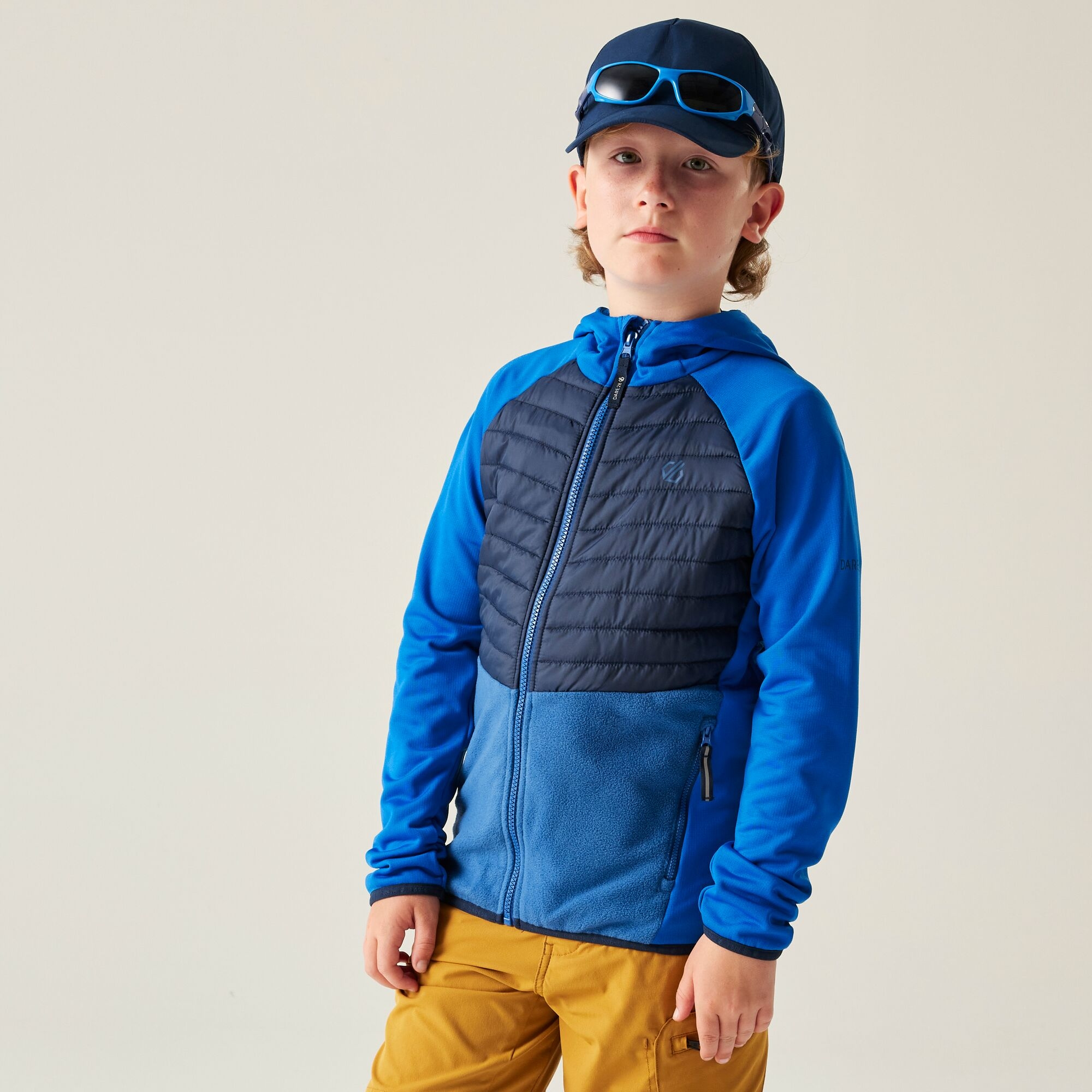 Dare 2B Kids’ Switch Out Hybrid School Jacket - Blue Size 11-12 Years