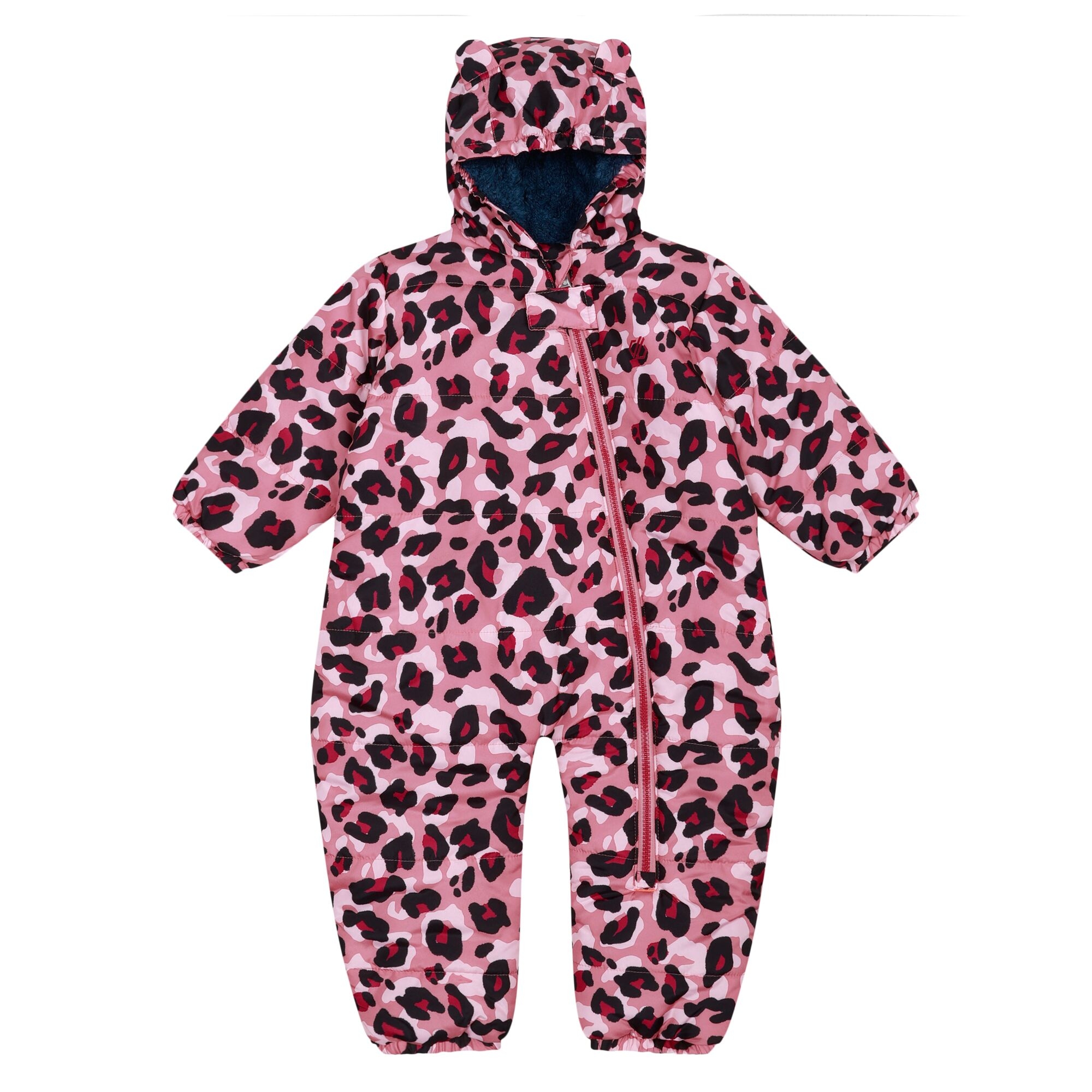 Dare 2b Dziecięcy kombinezon zimowy Bambino II Dusty Rose Cheetah Print