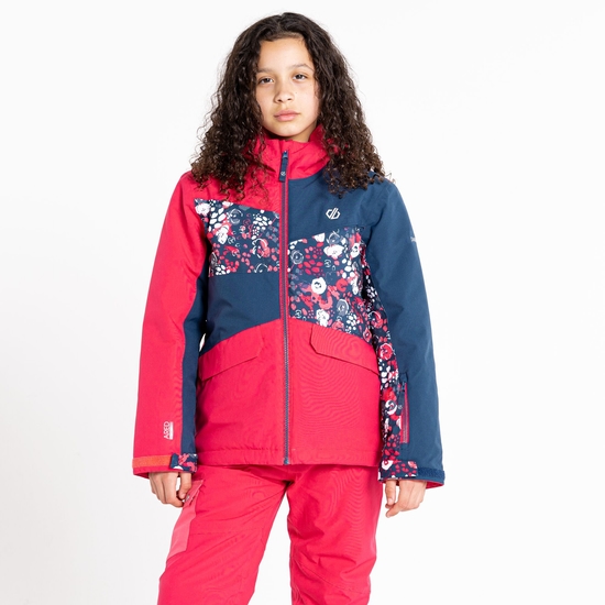 Dare 2b - Dziecięca kurtka narciarska Glee II Różowo-granatowy