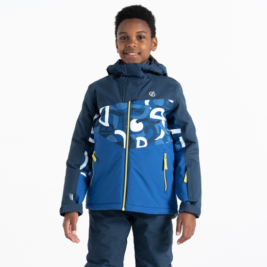 Dare 2b - Dziecięca kurtka narciarska Humour II Niebieski we wzór