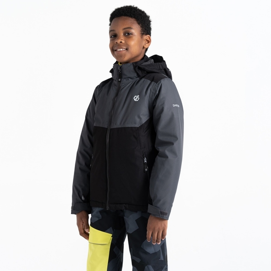 Dare 2b - Kids' Impose III Ski Jacket Ebony Grey Black