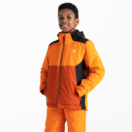 Dare 2b - Dziecięca kurtka narciarska puchowa Impose III Pomarańczowy