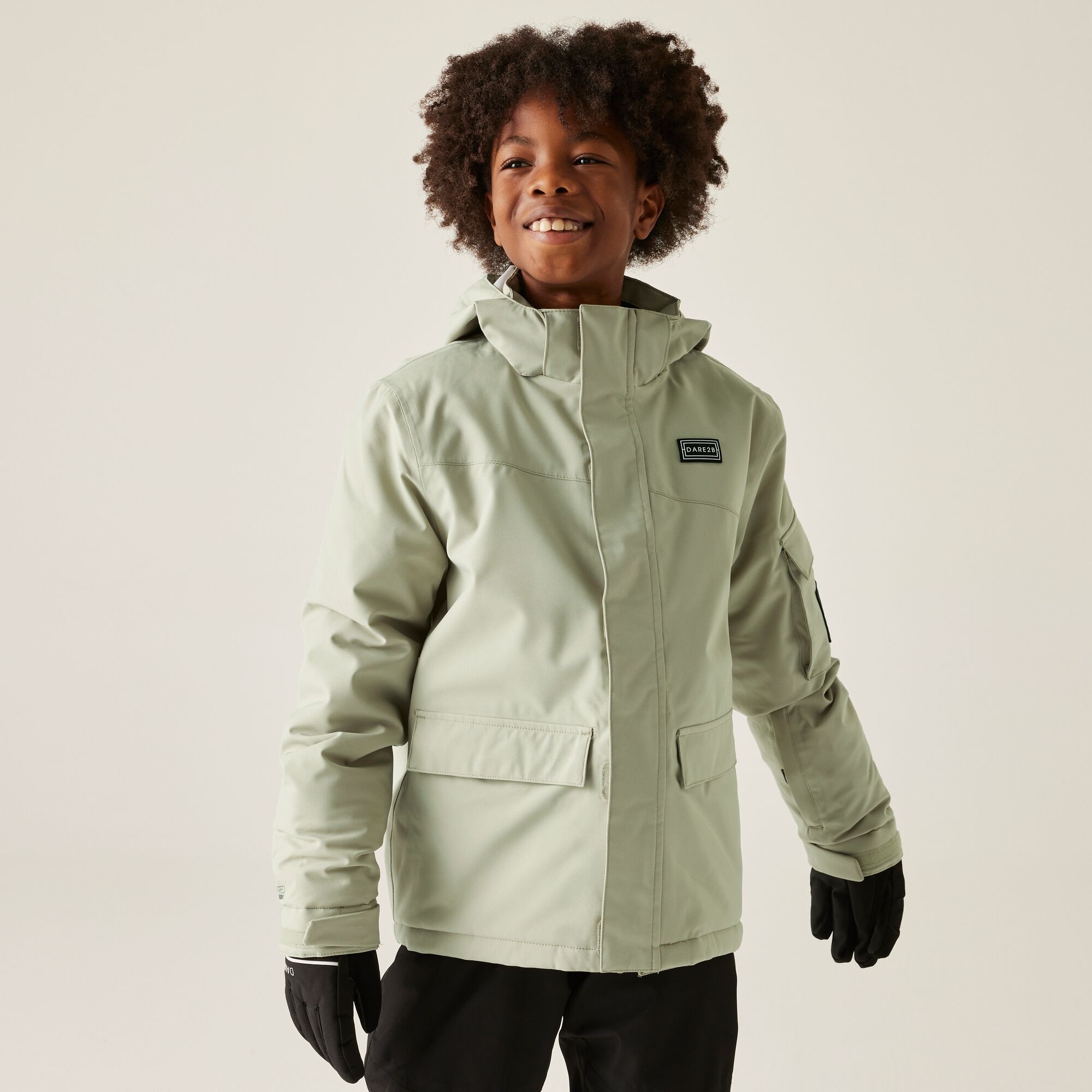 Dare 2b Kids’ Shredder Ski Jacket White, Size: 7-8 Years