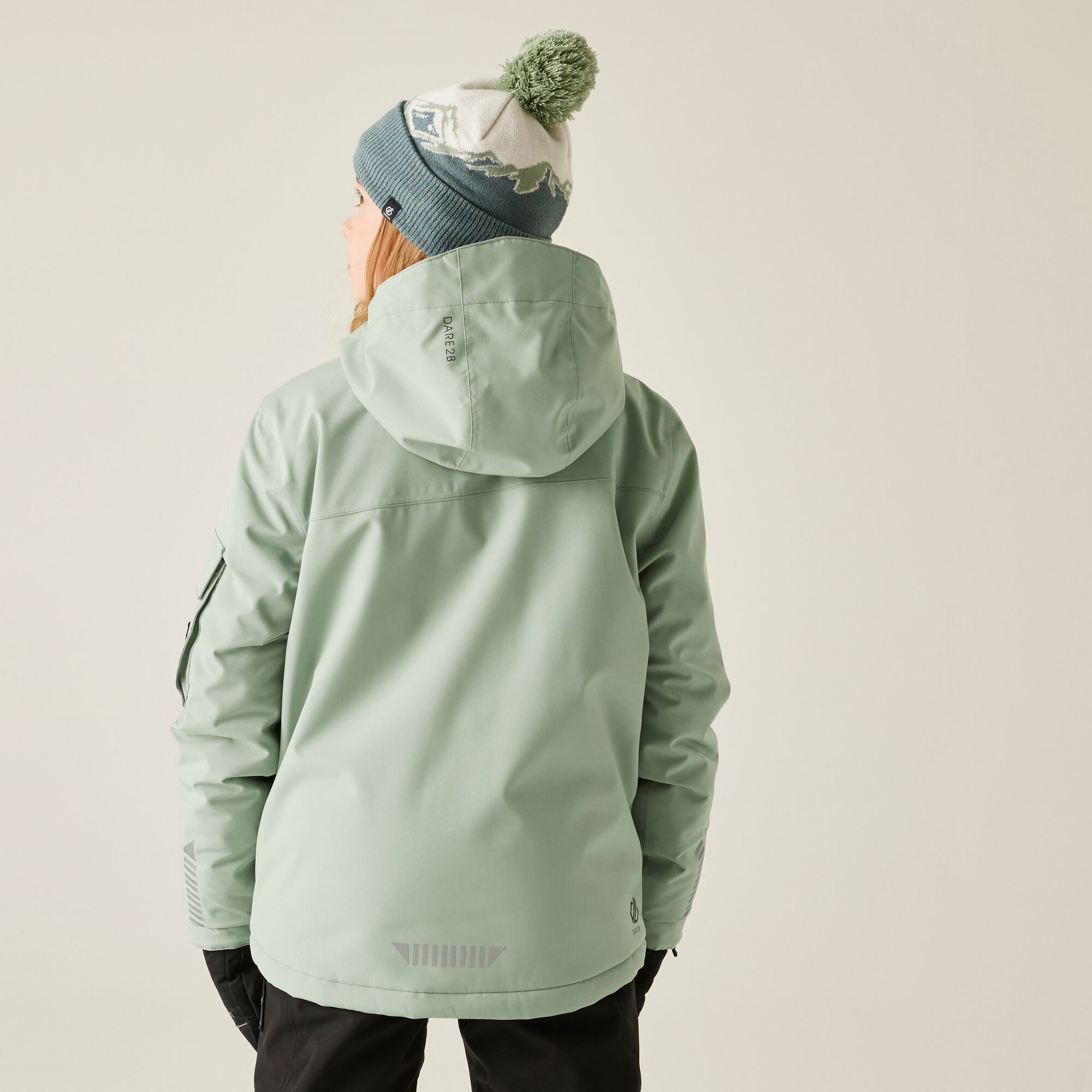 Dare 2b - Kurtka narciarska dziecięca z membraną Shredder Zielony