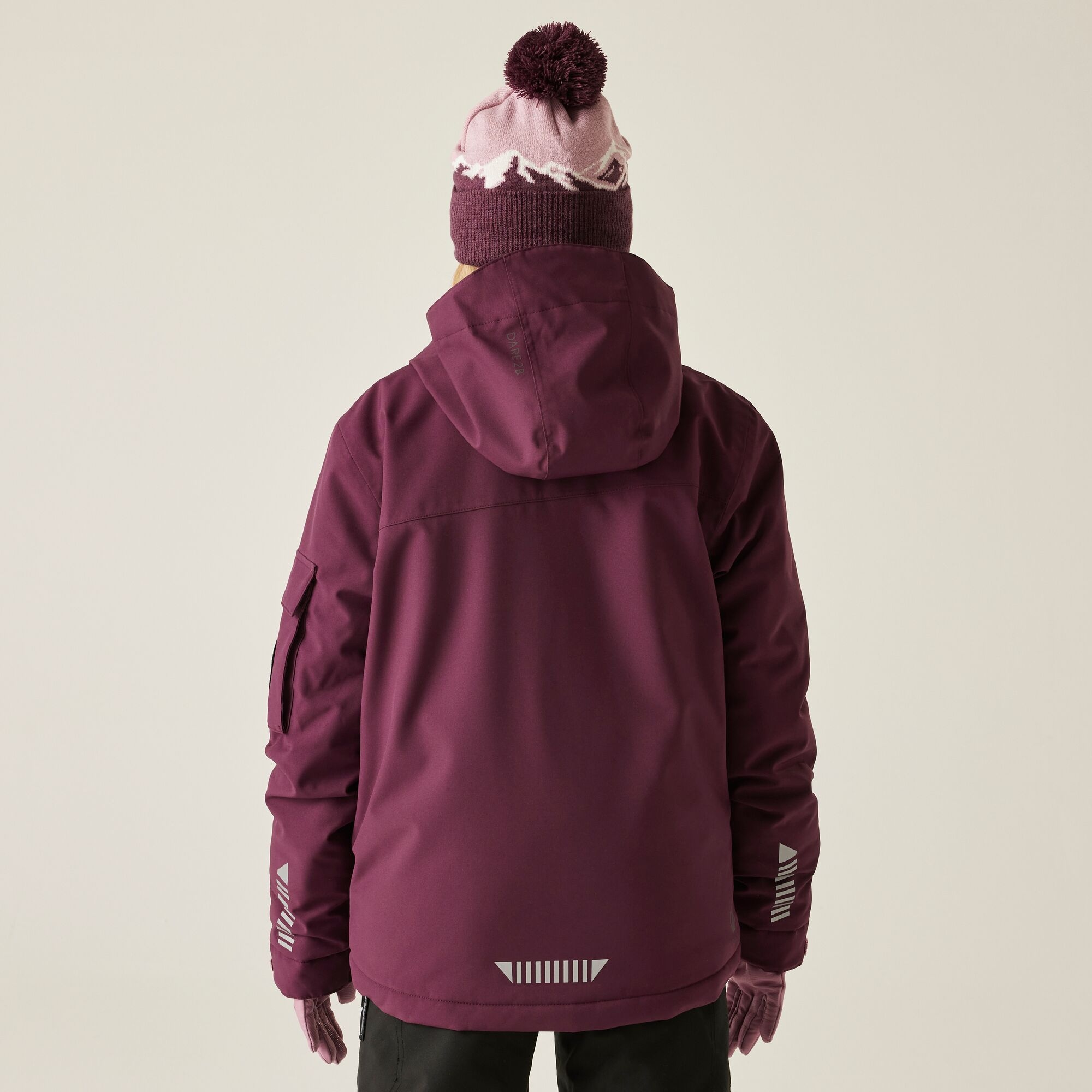 Dare 2b Kurtka narciarska dziecięca z membraną Shredder Fioletowy