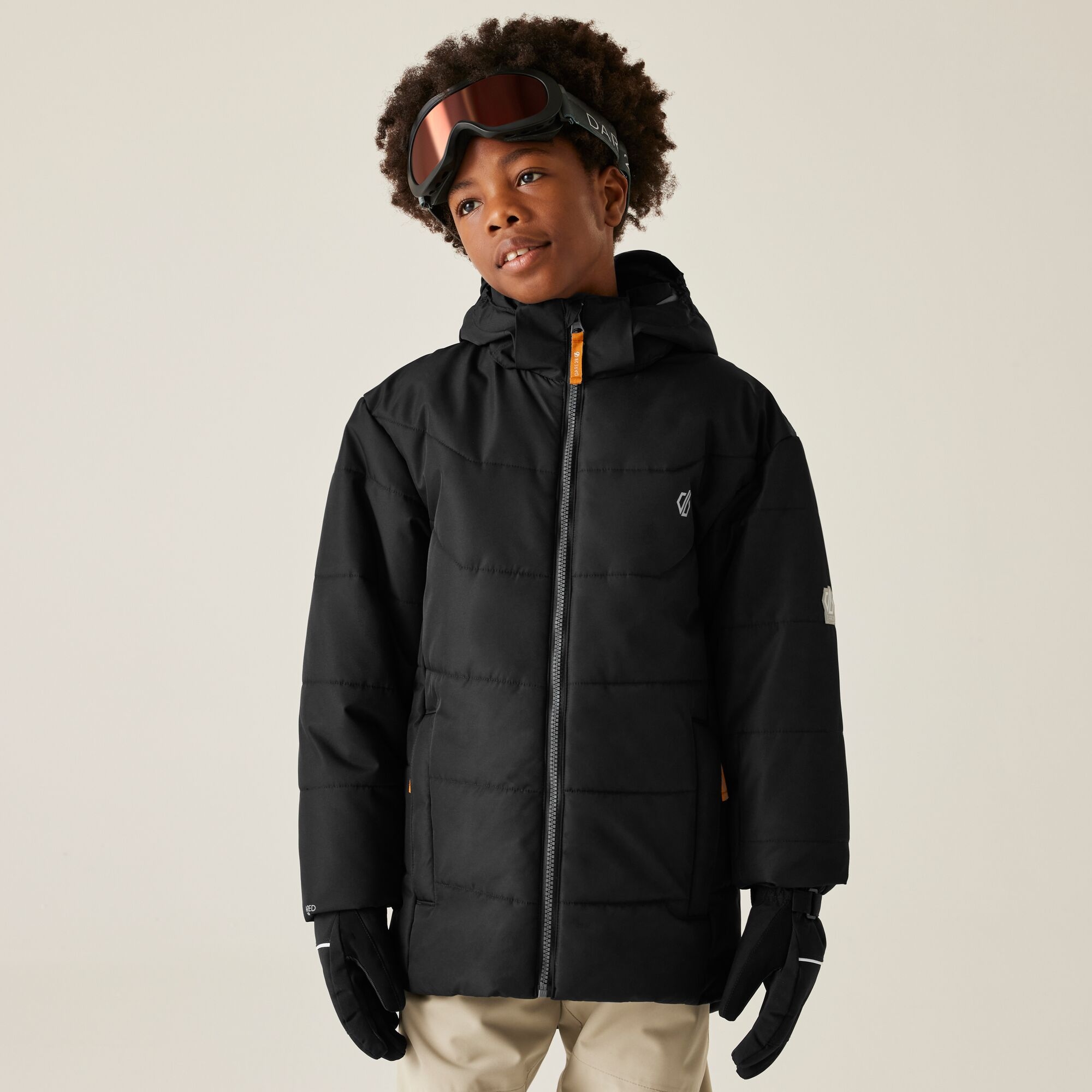 Dare 2b   Kids’ Explorer Ski Jacket Black, Size: 7-8 Years