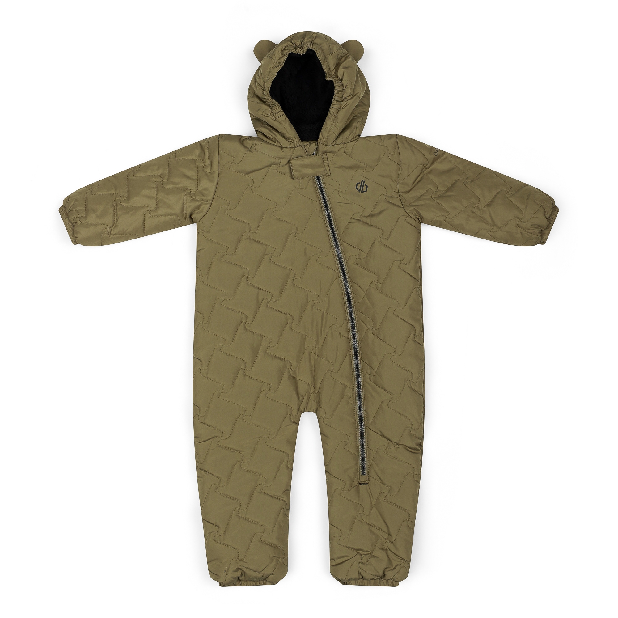 Dare 2B Kids Bambino Showerproof Snowsuit Green 6-12 Month - Image 5