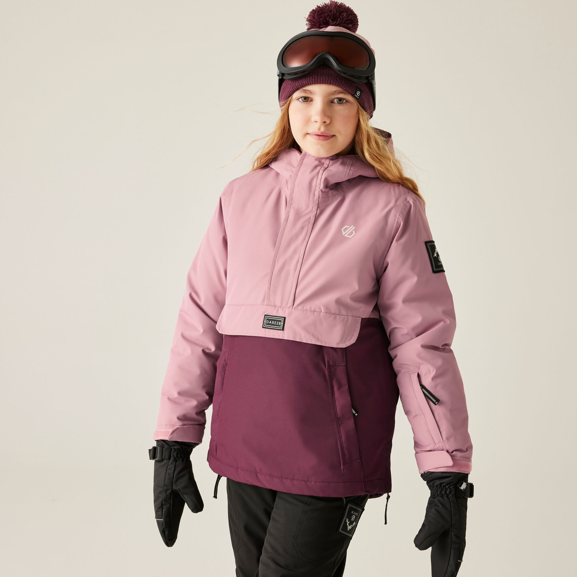 Dare 2b Kurtka narciarska dziecięca z membraną Freehand II Fioletowy