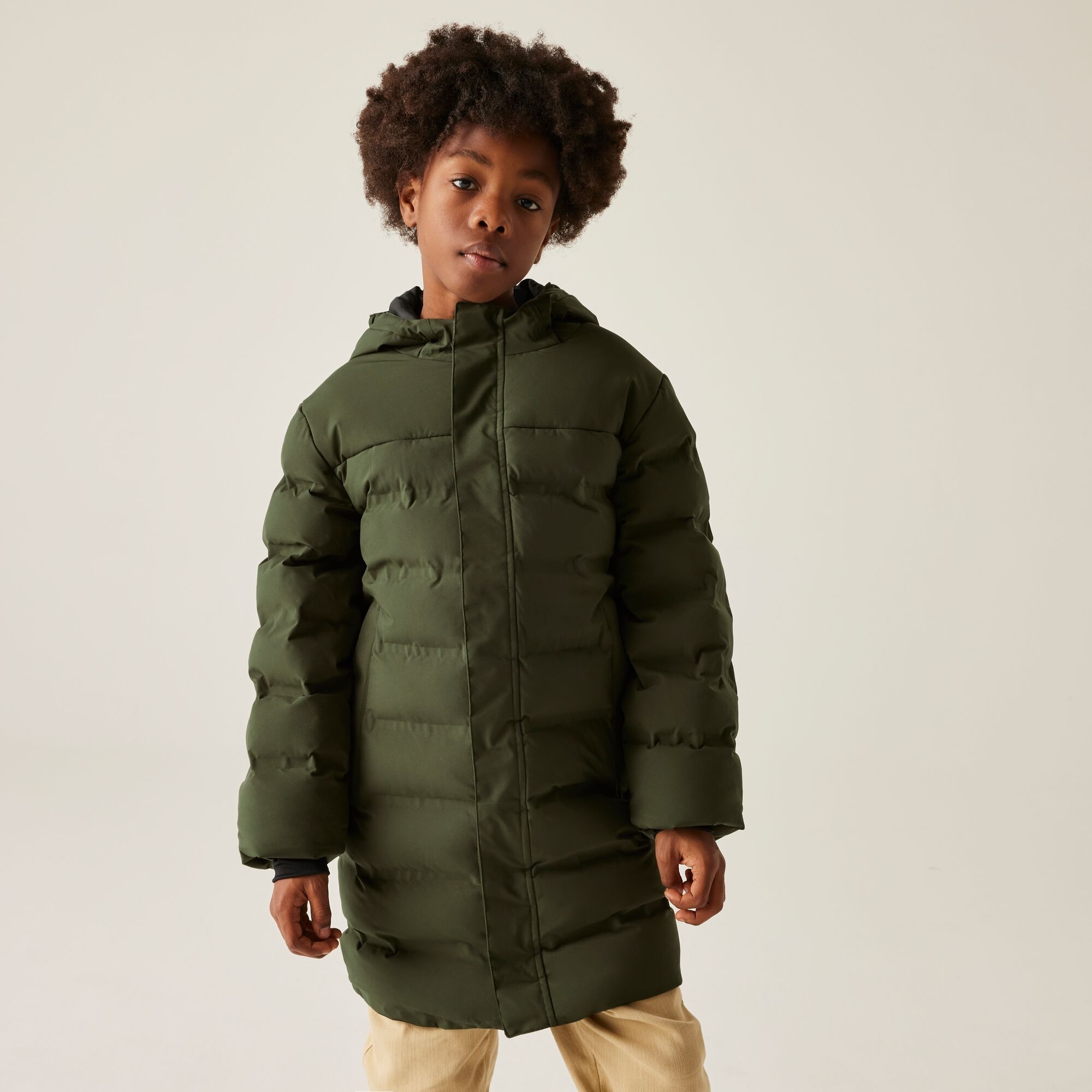 Dare 2B Kids’ Wander Padded School Jacket - Green Size 15-16 Years