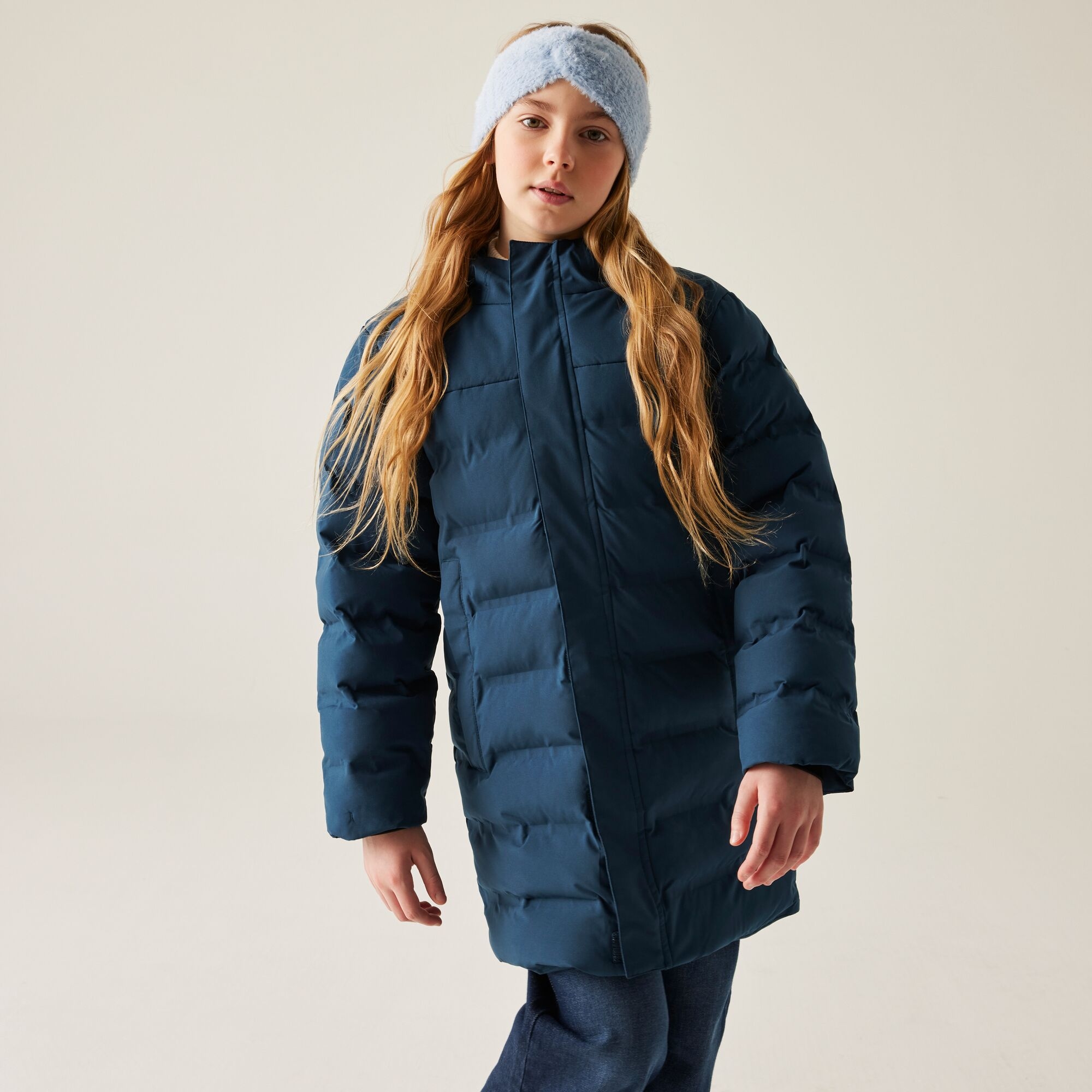 Dare 2B Kids’ Wander Padded Jacket Size: 9-10 Years Unisex Kids Blue