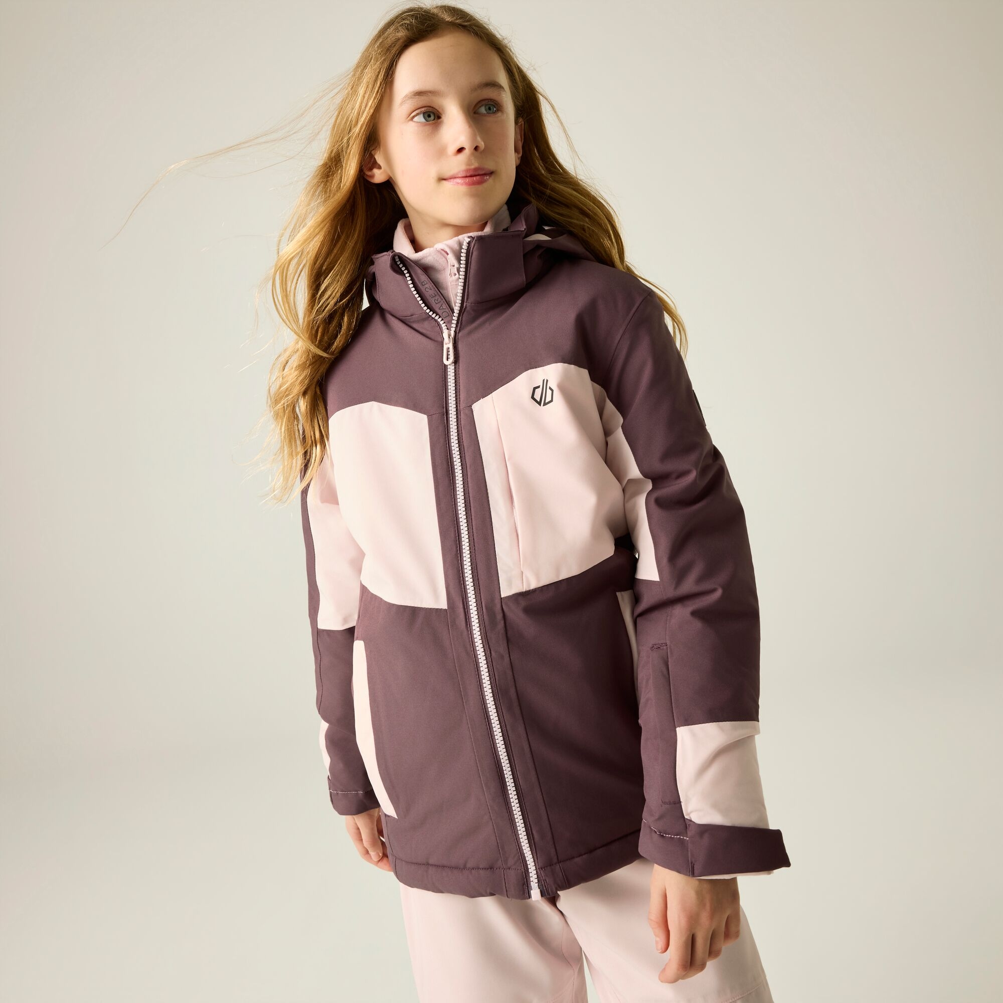 Dare 2B Kids’ Rip It Ski School Jacket - Purple Size 11-12 Years