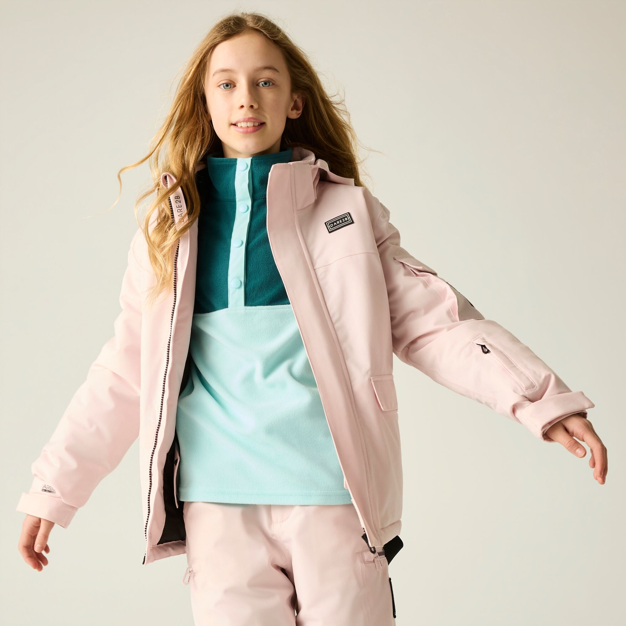 Dare 2B Unisex Kids Pink Kids’ Shredder Ii Ski Jacket Size: 5-6 Years - Image 3