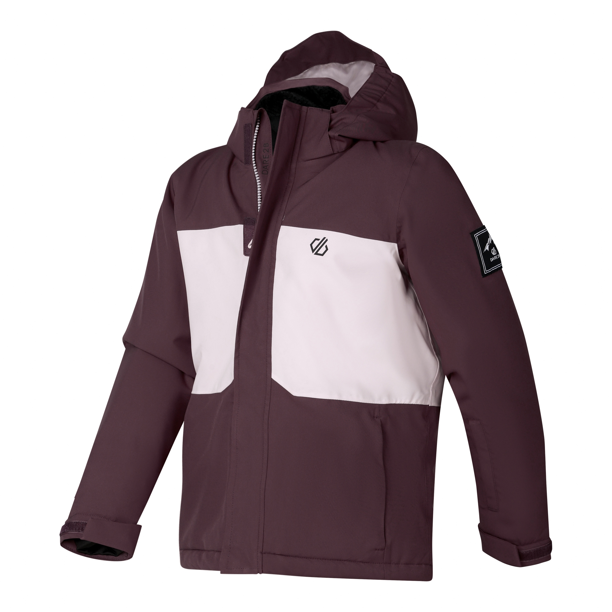 Dare2b Unisex Kids Kids Send It Ii Ski Jacket: : Huckleberry/Pink Haze Size 11-12 Years - Outdoor Action - Image 3