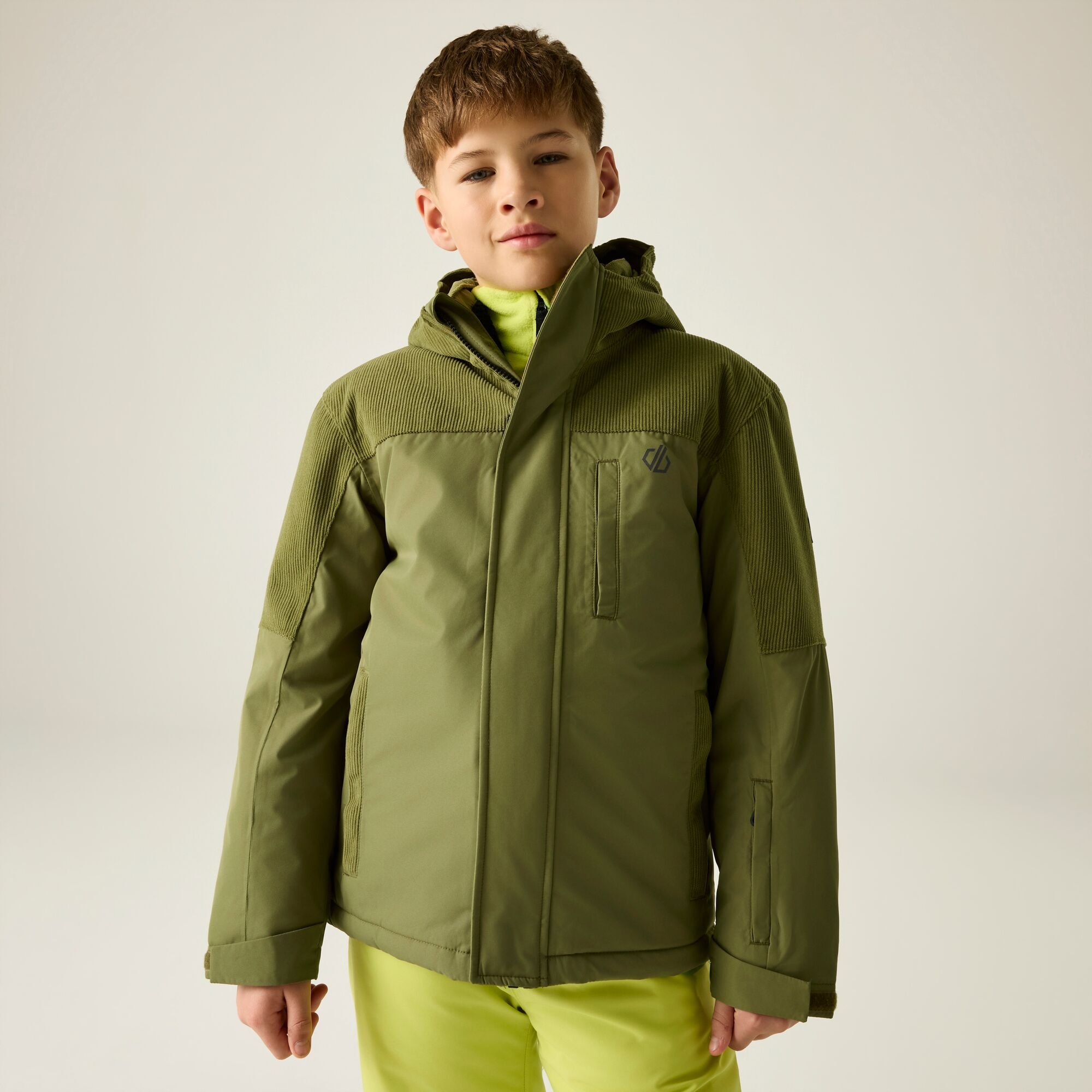 Dare 2B Kids’ Chill Ski School Jacket - Green Size 7-8 Years