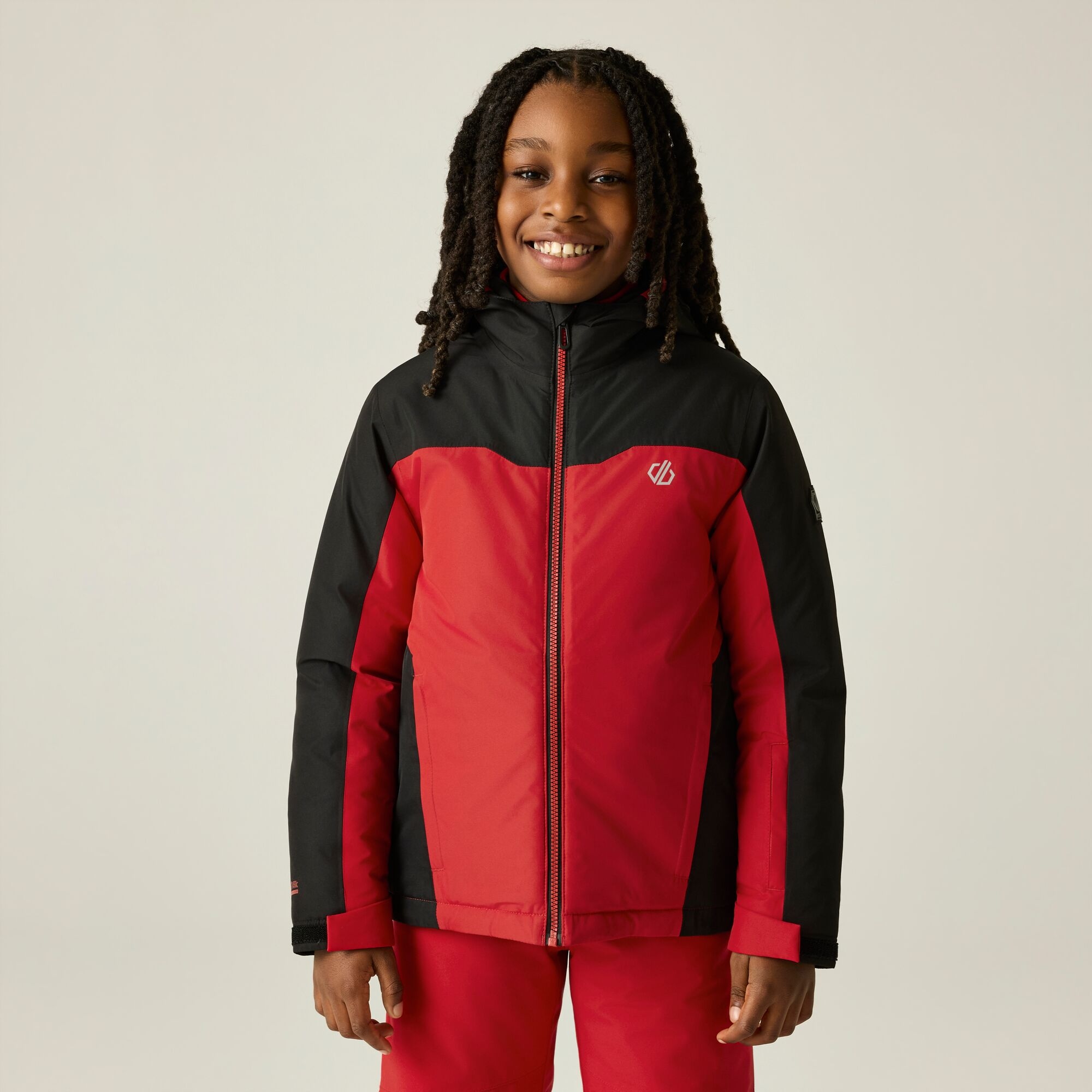 Dare 2B Unisex Kids Noir Waterproof Jacket For Children Piste - Image 2