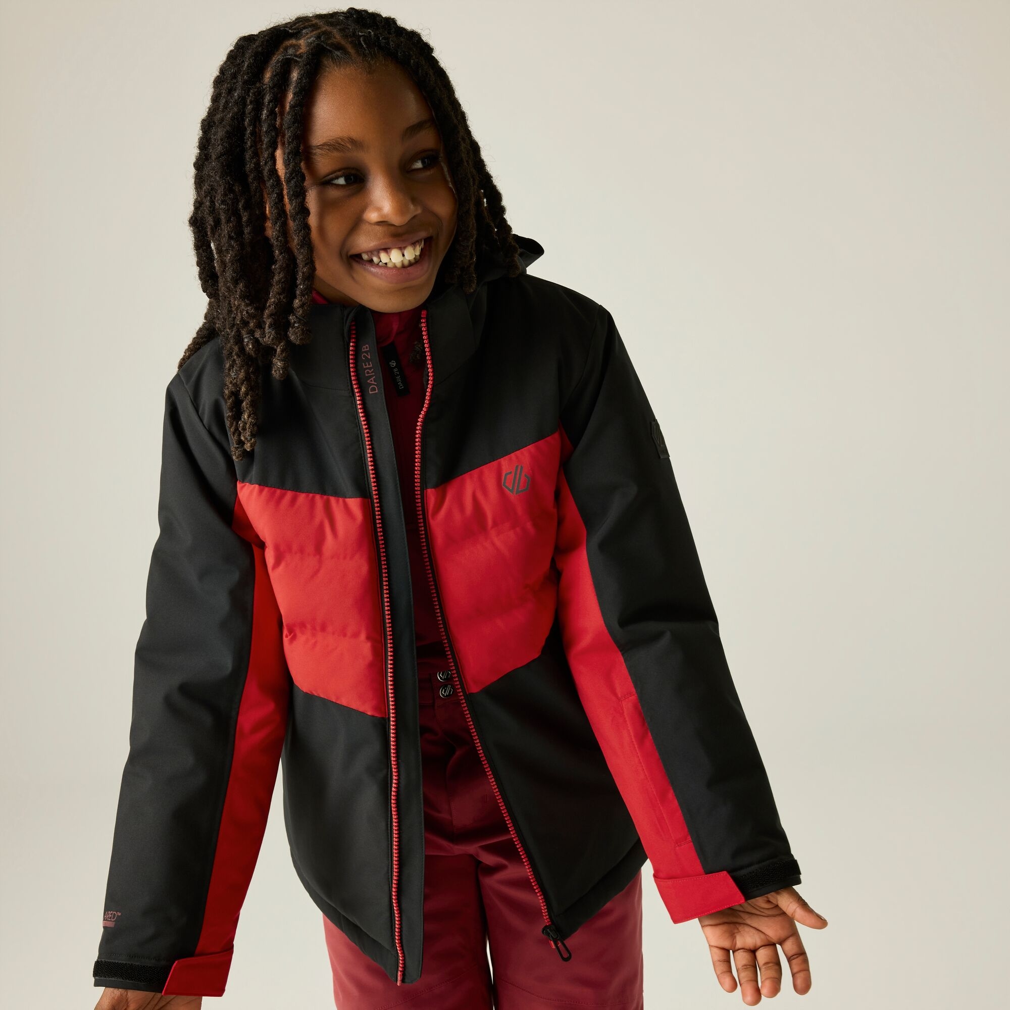 Dare 2B Kids’ Cheery Ski School Jacket - Black Size 3-4 Years - Image 1