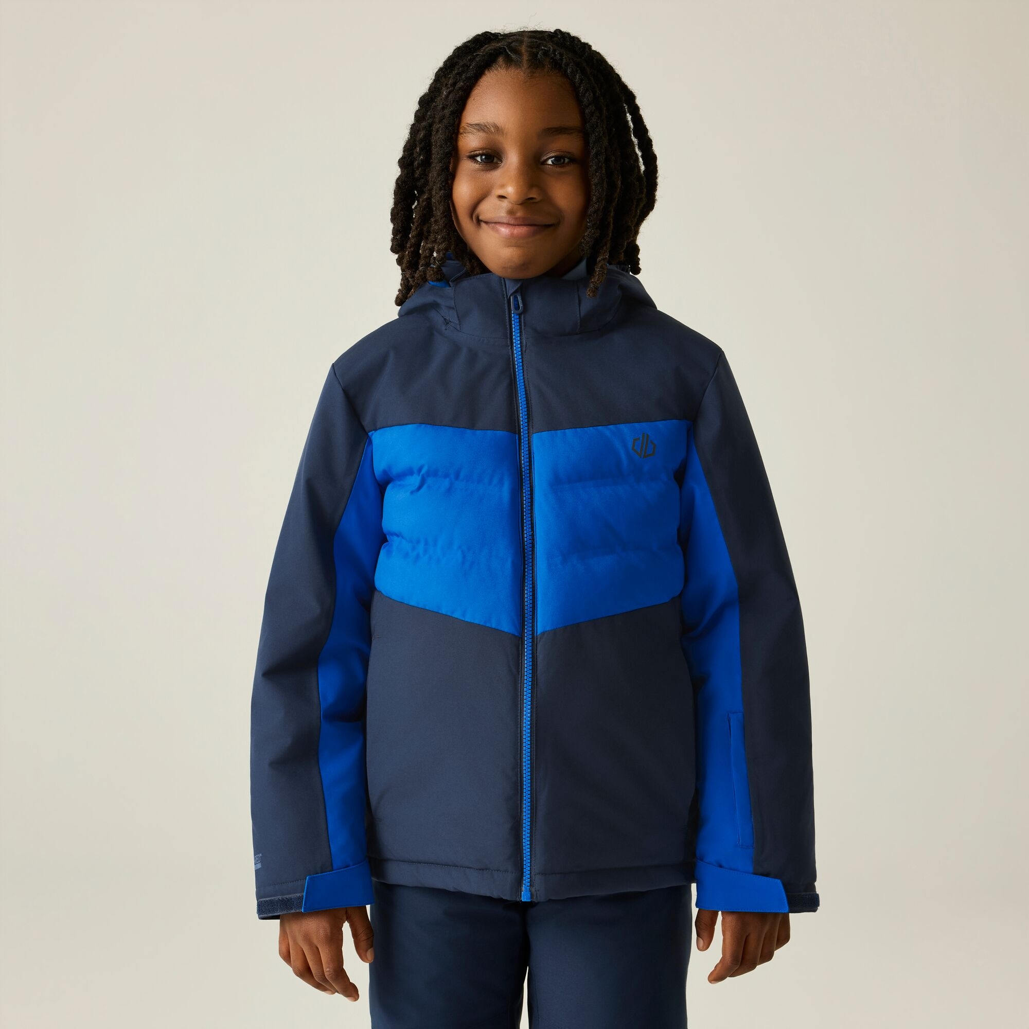 Dare 2B Kids’ Cheery Ski School Jacket - Blue Size 7-8 Years