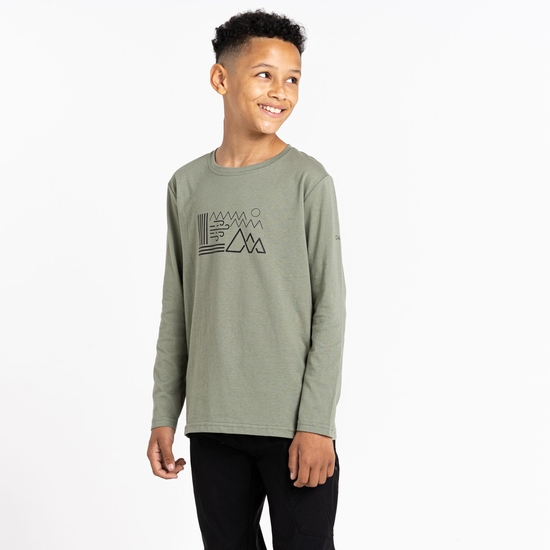 Dare 2b - Kids' Beyond Long Sleeve T-Shirt Agave Green
