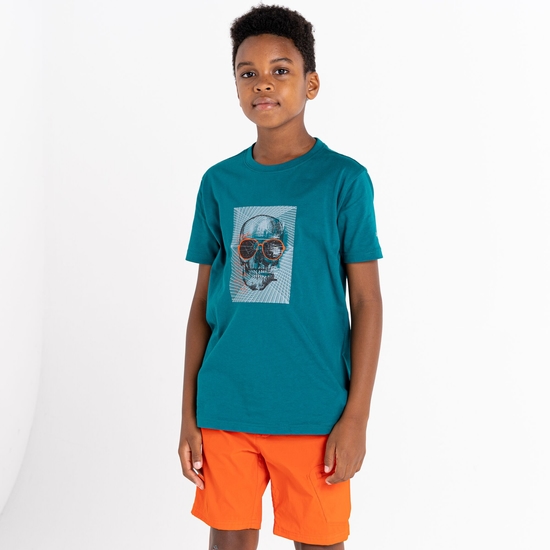 Dare 2b - Dziecięca koszulka Trailblazer Ciemnozielony