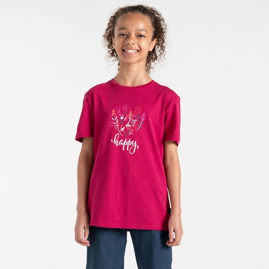 Dare 2b - Dziecięca koszulka Trailblazer II Różowy