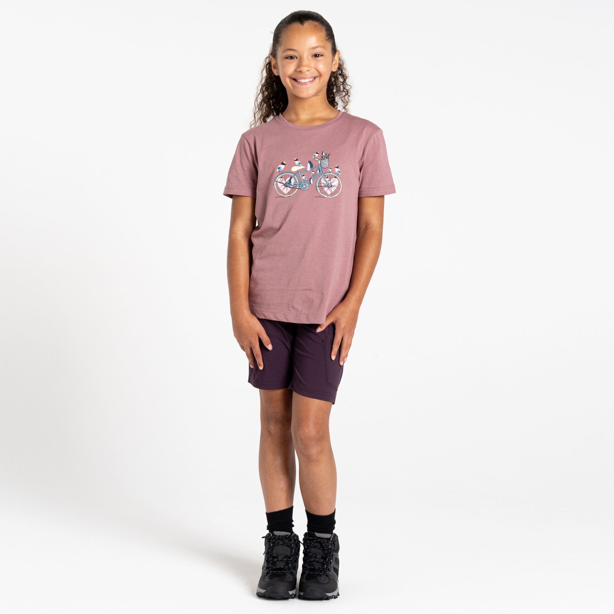 Dare 2b Dziecięca koszulka Trailblazer II Różowy