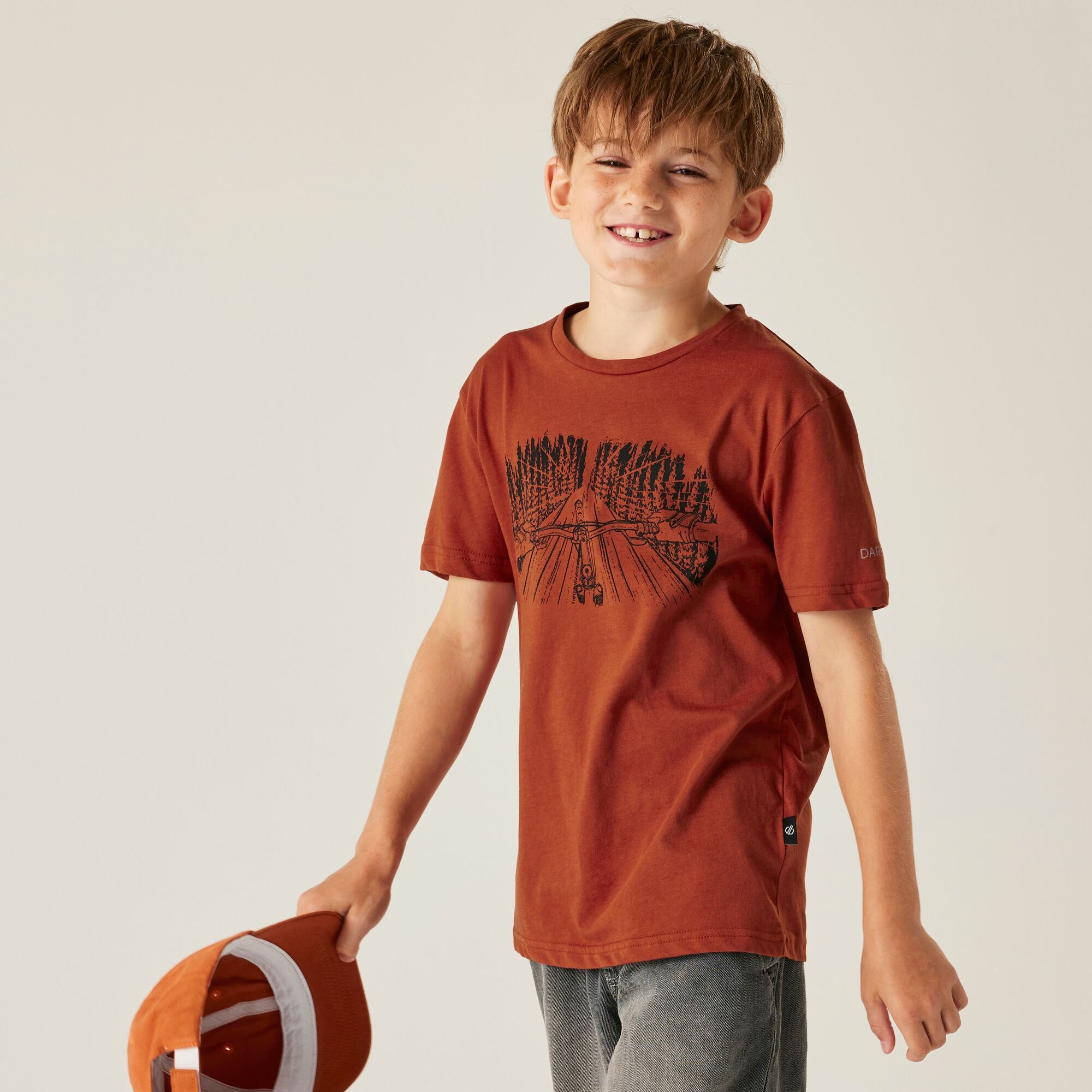 Dare 2B Kids’ Trailblazer Iii T-Shirt - Orange Size 9-10 Years