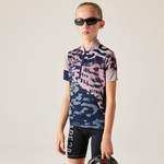 Navy Graffiti Print