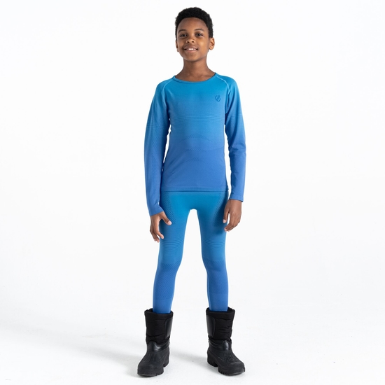 Dare 2b - Kids' In The Zone Base Layer Set Olympian Blue Gradient 