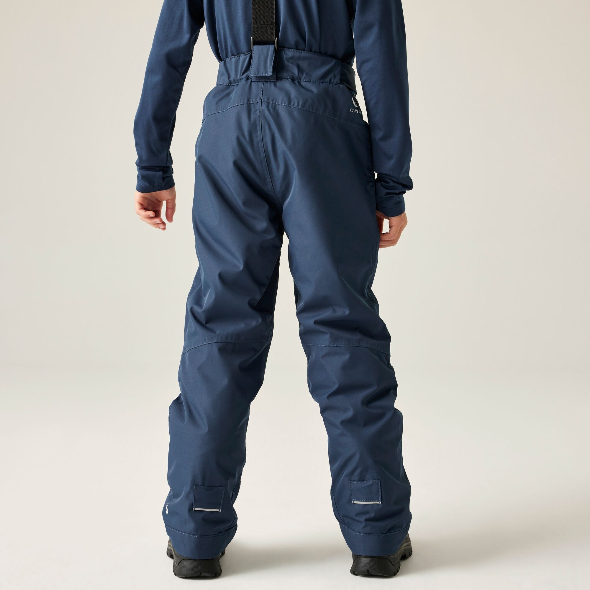 Dare 2b Spodnie narciarskie dziecięce z membraną z szelkami Motive Niebieski