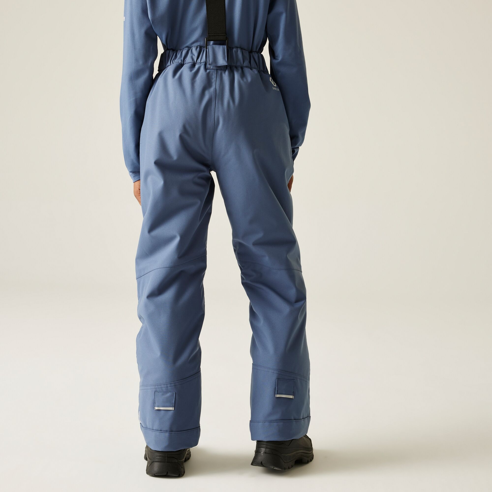 Dare 2b Spodnie narciarskie dziecięce z membraną z szelkami Outmove II Niebieski