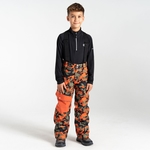 Orange Rust Camo Print